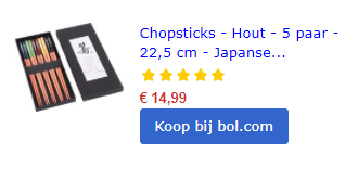 Chopsticks bol